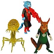 Green Lantern Animals Dex, Desportellis and B'dg Figures, NM